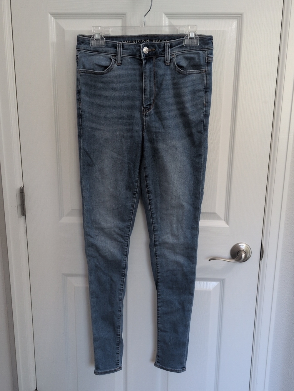 American Eagle Next Level Stretch Jegging Jeans - Light Wash - 6 Long